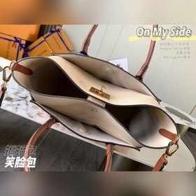 LV Модель M53823 Старый имбирь желтый Сумка On My Side Сумка де