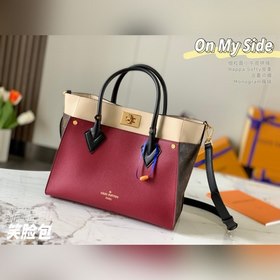 LV Модель M56934 Старый фиолетовый  Сумка On My Side Сумка демо