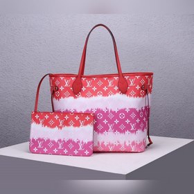 Средняя сумка LV Neverfull Модель： M45270 Серия Escale воплощает