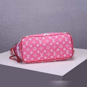 Средняя сумка LV Neverfull Модель： M45270 Серия Escale воплощает