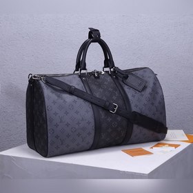 LV Keepall Bandoulière 50 дорожная сумка Модель： M45392 Светлая т