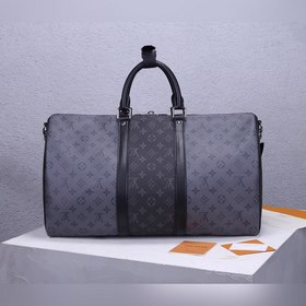 LV Keepall Bandoulière 50 дорожная сумка Модель： M45392 Светлая т
