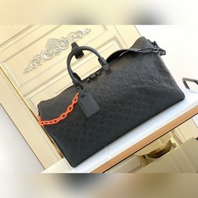 LV Тисненная сумка KEEPALL 50  Арт-директор мужской линии Вирдж