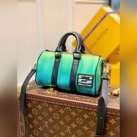 Сумка LV KEEPALL XS, модель m59949, в полоску Сумка Keepall XS из