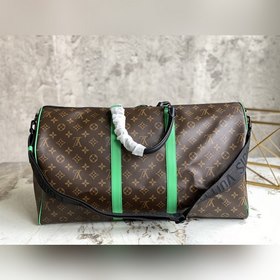 LV Keepall дорожная сумка, модель M46259, зеленая, 50 см, серия д