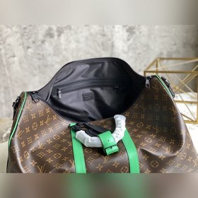 LV Keepall дорожная сумка, модель M46259, зеленая, 50 см, серия д