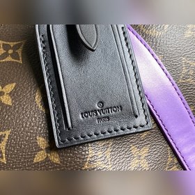 LV Keepall дорожная сумка, модель M46257, фиолетовый, 50 см, сери