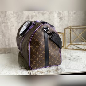 LV Keepall дорожная сумка, модель M46257, фиолетовый, 50 см, сери