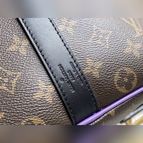 LV Keepall дорожная сумка, модель M46257, фиолетовый, 50 см, сери