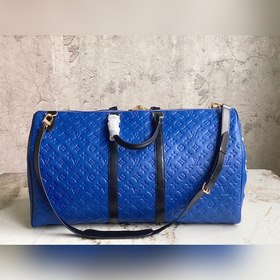 LV  Модель M21105 Синяя дорожная сумка 55 см  Дорожная сумка Ke