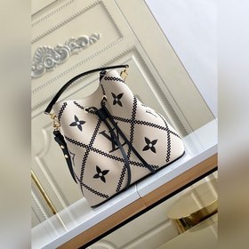 Сумка LV NéoNoé среднего размера, модель 46023, белая Сумка-бакет