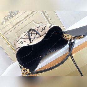 Сумка LV NéoNoé среднего размера, модель 46023, белая Сумка-бакет