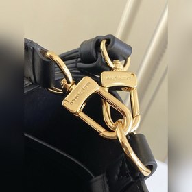 LV Модель 44022 Белый M46023 Молочно-белый Мини-сумка-бакет из к