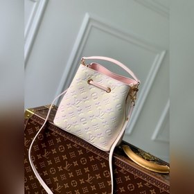 LV NeoNoé BB сумка-бакет, модель M46174, цвет «прессованный цвето