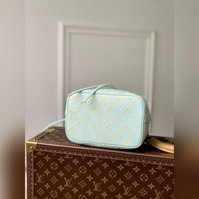 LV NeoNoé BB сумка-бакет, модель M46269, тиснение, зеленый Сумка