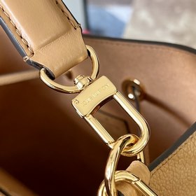 Сумка LV NéoNoé Модель M46029, коричневая с шелкографией  Сумка