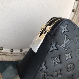 LV Ручная сумка с двойной молнией из импортной кожи верхнего слоя
