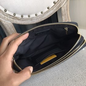 LV Ручная сумка с двойной молнией из импортной кожи верхнего слоя