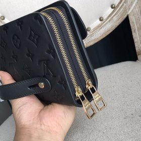 LV Кожаная сумка + кошелек + кардхолдер, многофункциональная моде