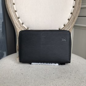 LV Кожаная сумка-клатч, модель： 9850-4 Внутренняя и внешняя часть