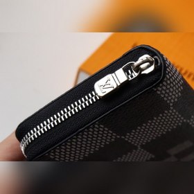 LV модель N60442 Кошелек с прямой застежкой-молнией Этот прямой
