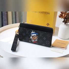 LV Zippy Dragonne кошелек на молнии, сумка-клатч Модель 80932 Сум