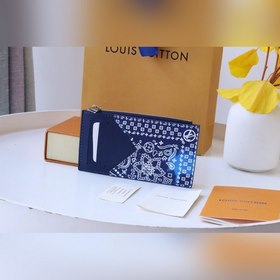 LV Модель M81432 COIN Кошелек на молнии Картодержатель Карточный