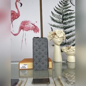 LV Zippy Vertical Кошелек Модель M81384 Серый вертикальный Этот