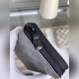 LV Zippy Vertical Кошелек Модель M81384 Серый вертикальный Этот 
