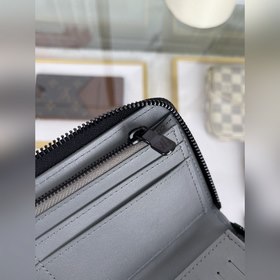 LV Zippy Vertical Кошелек Модель M81384 Серый вертикальный Этот 