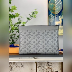 LV DISCOVERY POCHETTE Большая сумка Модель M81385 Серая сумка Бол