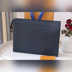 LV Pochette Voyage клатч, модель M45961, джинсовая ткань Эта сум