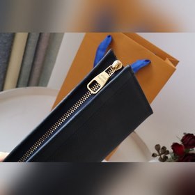 LV Pochette Voyage клатч, модель M45961, джинсовая ткань Эта сум