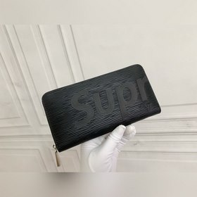 LV Модель M67541 Кошелек с одной молнией и логотипом Supreme Новы