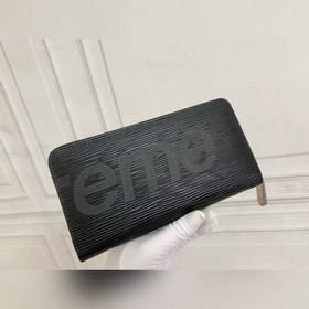LV Модель M67541 Кошелек с одной молнией и логотипом Supreme Новы