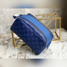 LV Модель M30849 Синий Косметичка из серии Dopp Kit Эта косметич