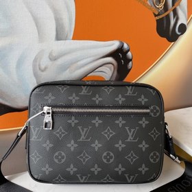 Мужская сумка через плечо LV, итальянская телячья кожа, модель： 8