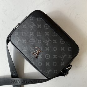 Мужская сумка через плечо LV, итальянская телячья кожа, модель： 8