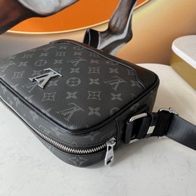 Мужская сумка через плечо LV, итальянская телячья кожа, модель： 8