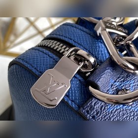 LV Модель M30848 Синий цветок Мужской комплект из трех предметов