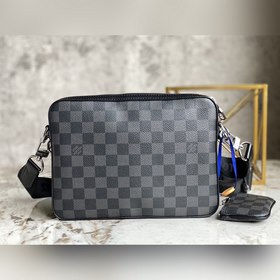 LV Модель N58040 Черный шелкография Мужской комплект из трех пре