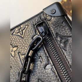 LV Mallle Mini Soft сумка через плечо, модель N55702, черный с ти