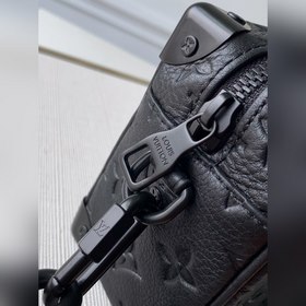LV Mallle Mini Soft сумка через плечо, модель N55702, черный с ти