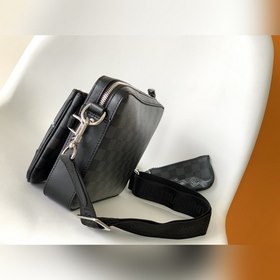 LV Trio Почтовая сумка Модель M58040 Черный с принтом Эта сумка