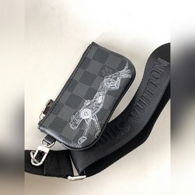 LV Trio Почтовая сумка Модель M58040 Черный с принтом Эта сумка 