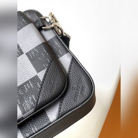 LV Trio Почтовая сумка из кожи первого слоя с диагональным ремнем