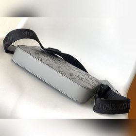 LV Сумка-почтальон Duo из кожи первого слоя, модель M46104 Эта