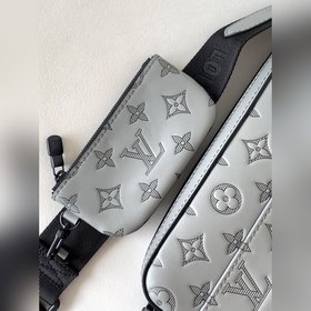 LV Сумка-почтальон Duo из кожи первого слоя, модель M46104 Эта 