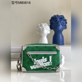 LV  Сумка Mini Soft Trunk, модель M80816, зеленая Сумка Mini So