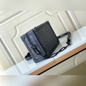 LV VIrgil мягкая сумка через плечо, модель M44730, черный с цвет